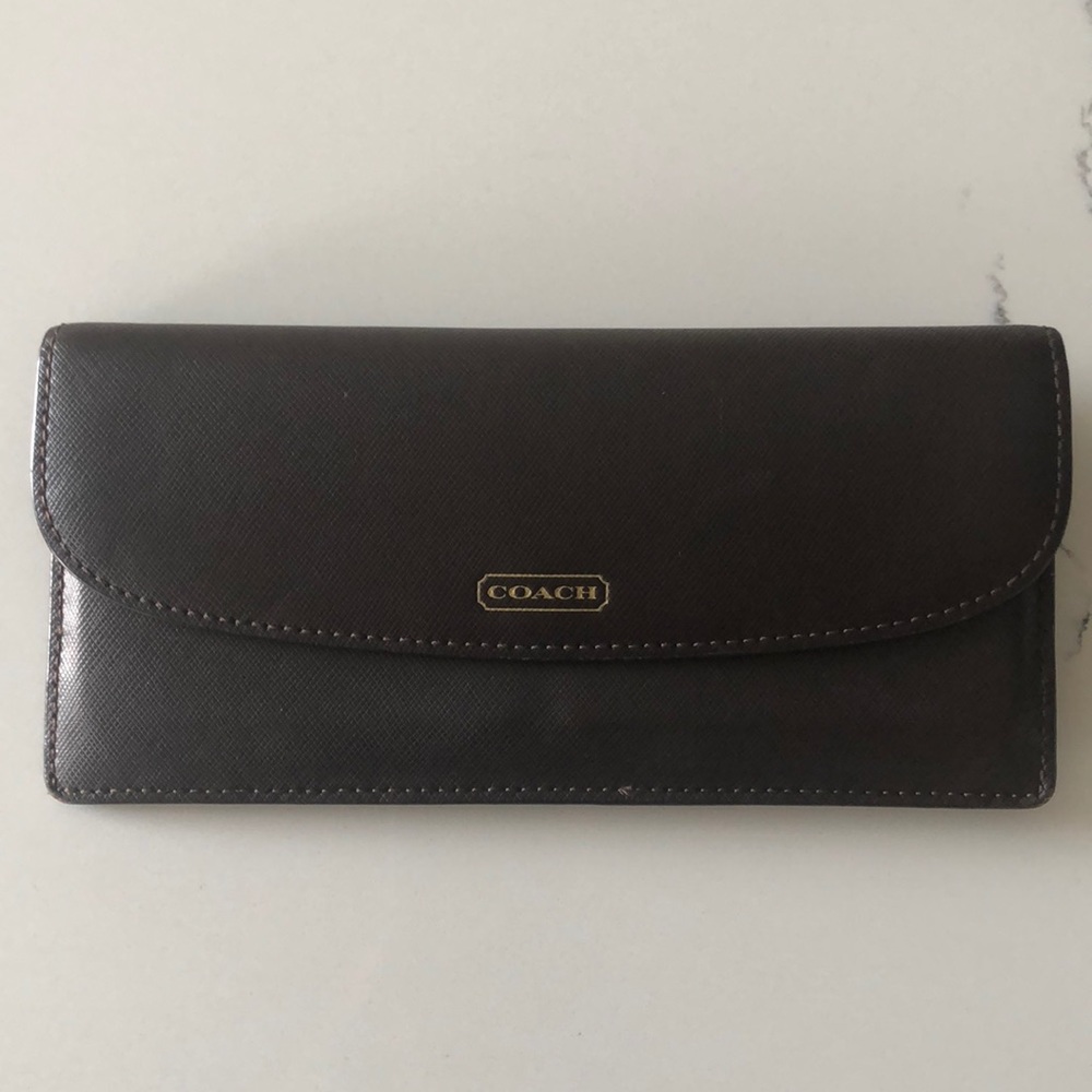 Coach Brown Leather Wallet